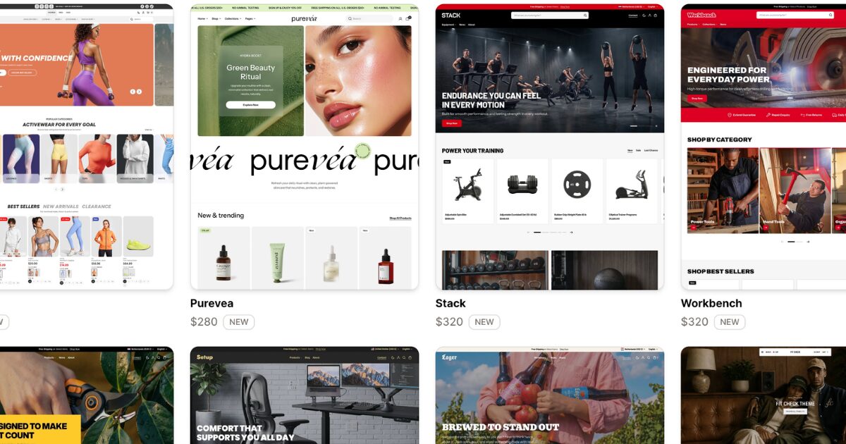 how to choose a shopify theme for your e-commerce brand